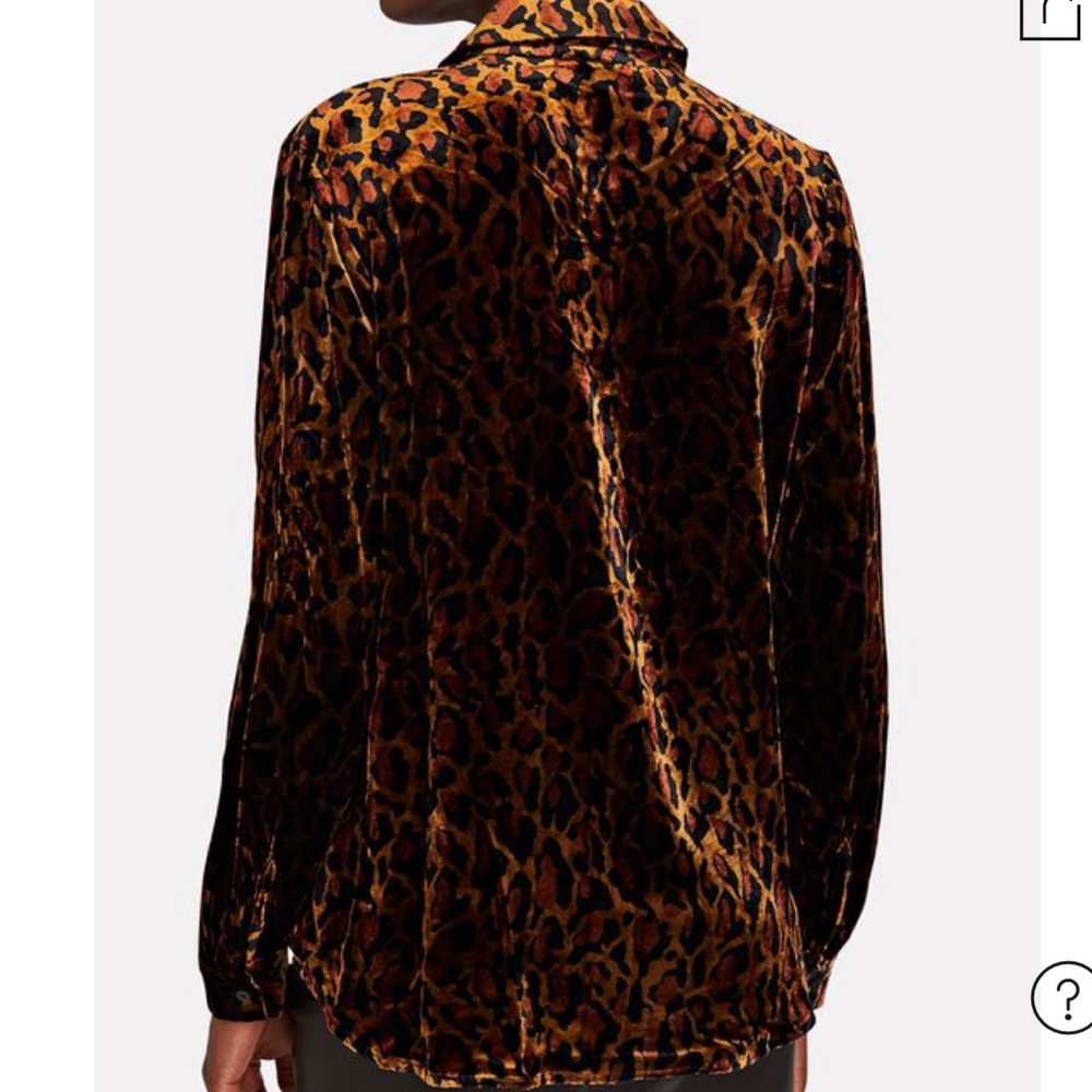 L AGENCE
Laurent Silk Leopard Velvet Shirt - Picture 3 of 12